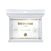 Палочки ватные детские Inseense (мягкая упаковка), 200 шт 