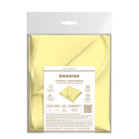 Клеёнка подкладная с ПВХ покрытием Inseense 0,5 х 0,7м с тесьмой (желтая)