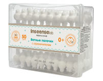 Ватные палочки Inseense (с ограничителями), 50 шт