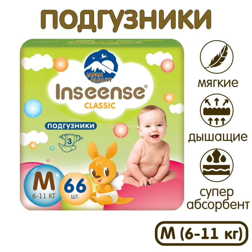 Подгузники Inseense Classic Plus