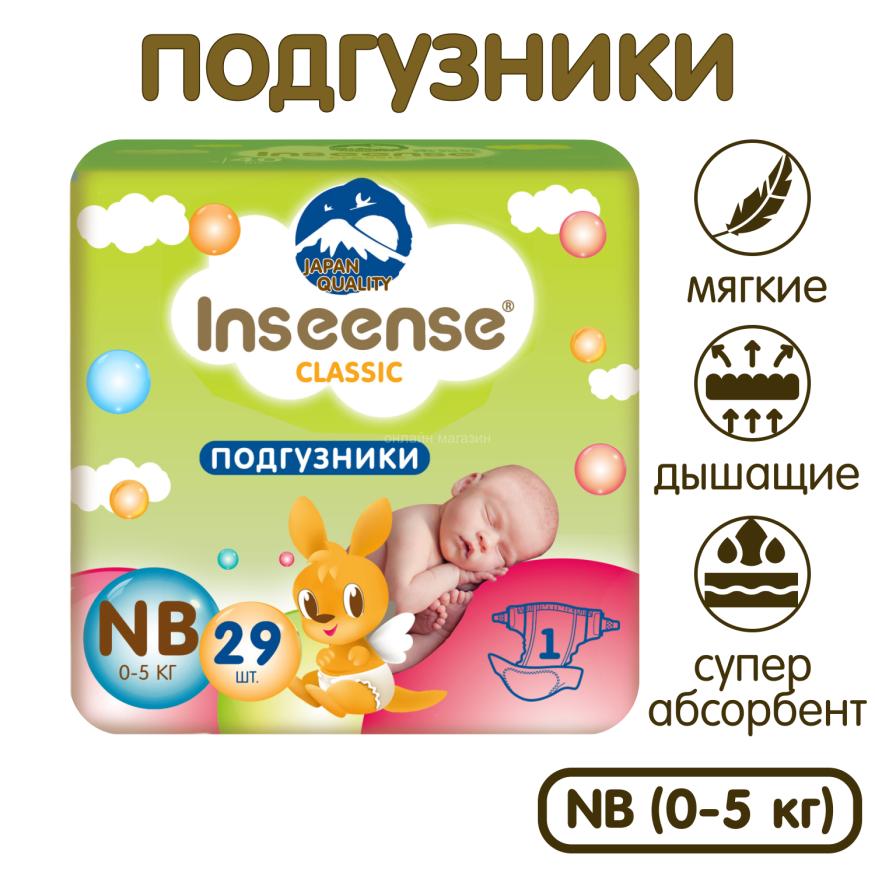 Подгузники Inseense Classic Plus