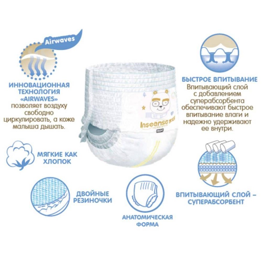 Подгузники-трусики Inseense V6 Premium
