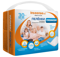 Пеленки одноразовые гелевые Премиум 60х90 30 шт