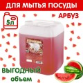 Средство для мытья посуды Арбуз Inseense 5 л канистра