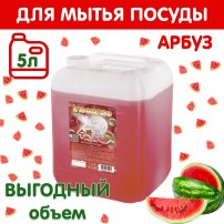 Средство для мытья посуды Арбуз Inseense 5 л канистра