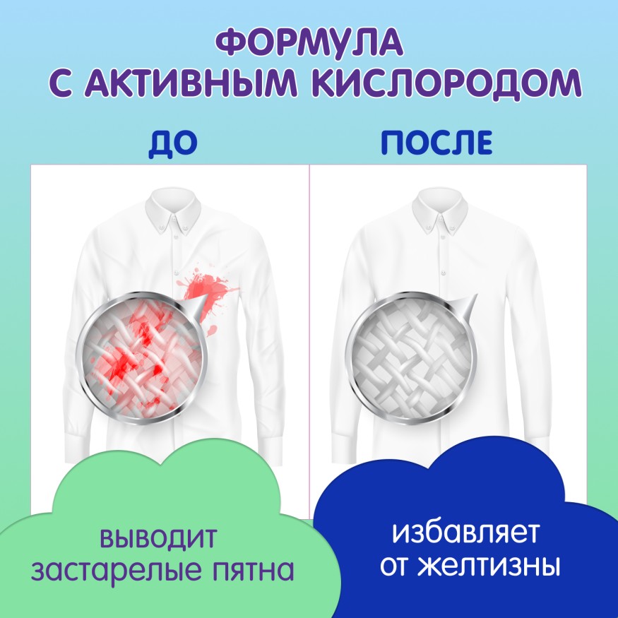 Пятновыводитель-отбеливатель для всей семьи Inseense ТАРА ДАШИ, 600гр 