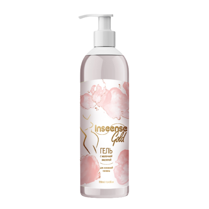 Гель для интимной гигиены Inseense Gold с молочной кислотой  250 мл