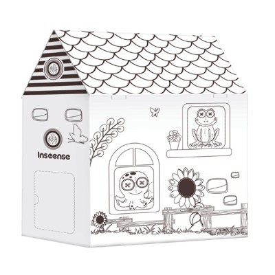 Развивающий домик-раскраска Добрая сказка Inseense 450х230х420 мм (картон)