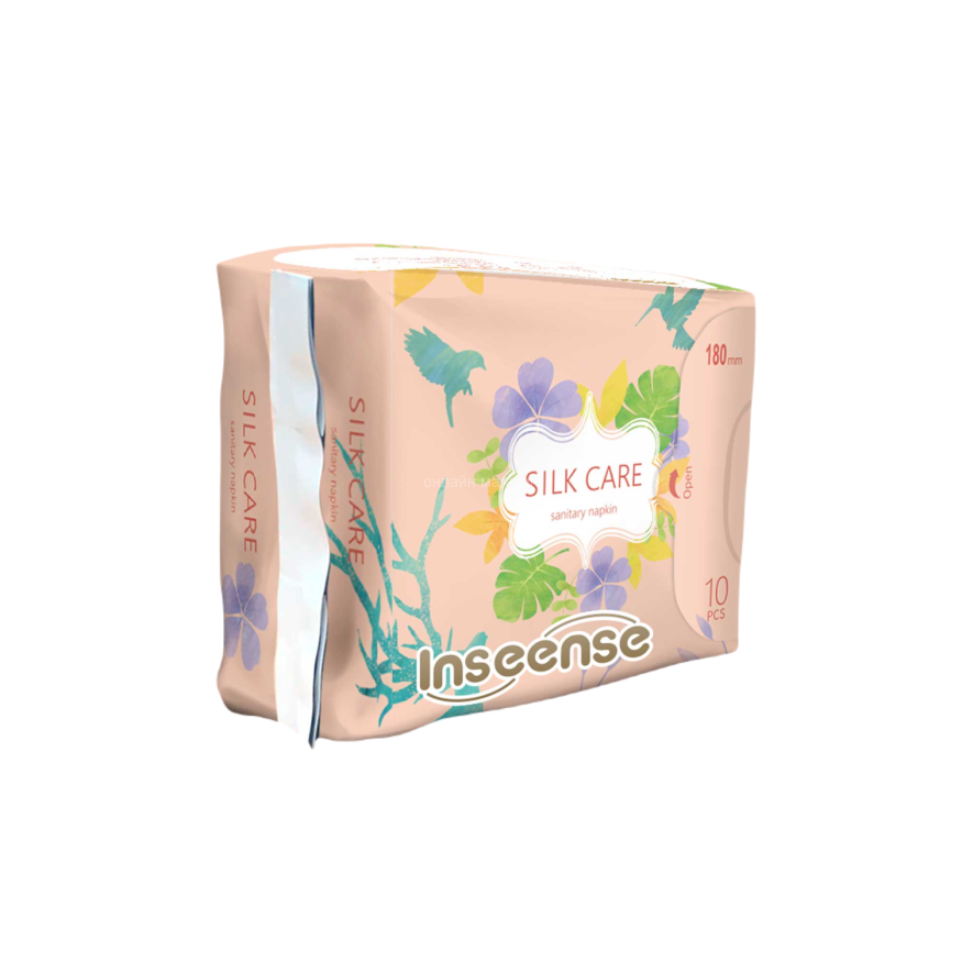 Прокладки ежедневные Inseense Silk Care, 180 мм/10 шт